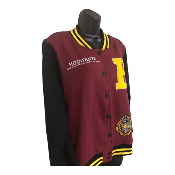 Harry Potter Hogwarts school of witchcraft and wizardry football jacket size XL - Picture 14 of 15